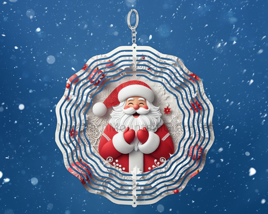 Cozy Santa Magic Wind Spinner