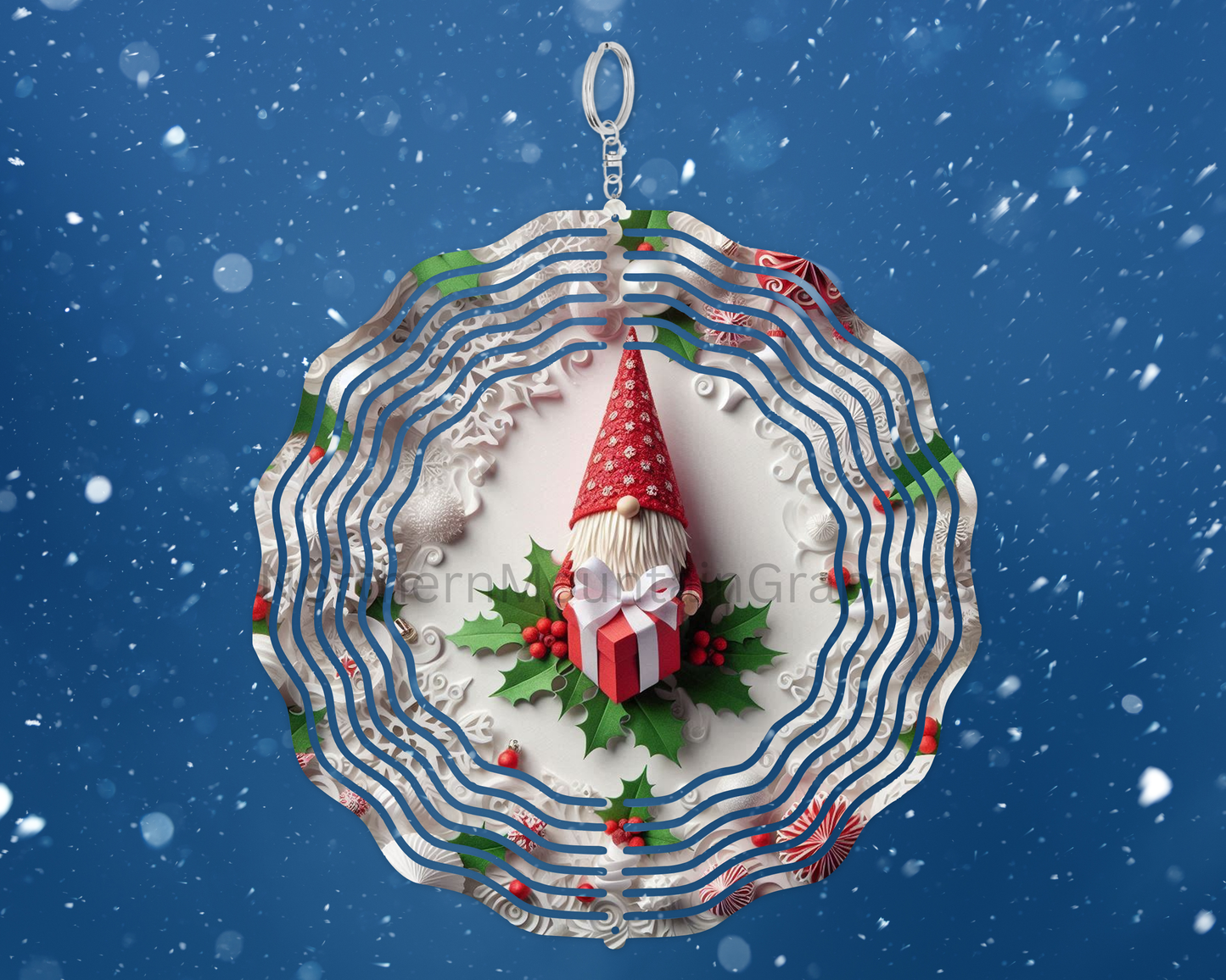 Christmas Gnome Gift Wind Spinner
