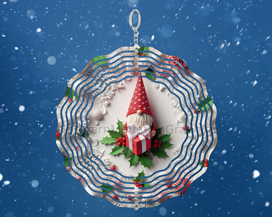Christmas Gnome Gift Wind Spinner